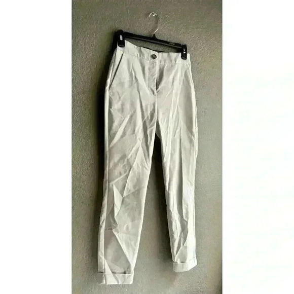 Zara Women's Trousers Khaki Size XS Pockets - Picture 2 of 11